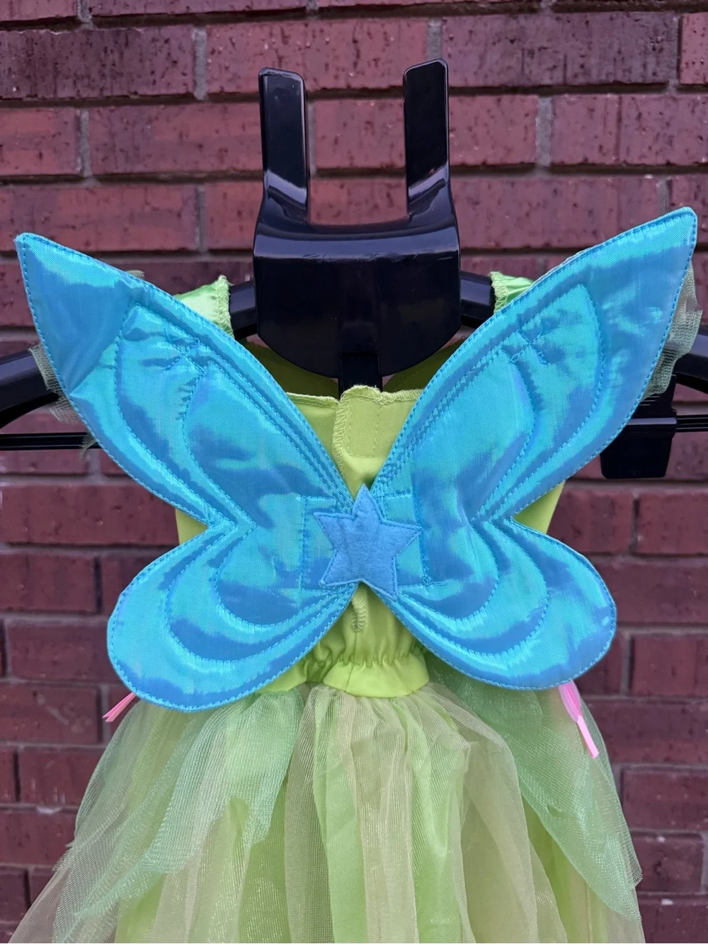 Disney Baby Tinkerbell Halloween Costume 12-18M Dress Detachable Wings Disguise